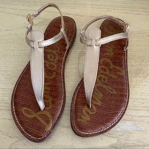 Light Gold Metallic Gigi Sandal